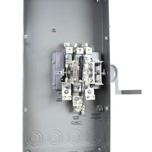Alternative view of Embase 320A 120/240 V aérien/souterrain NEMA 3R Hydel