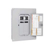 Panneau de génératrice QO 30A monophasé, 18 espaces, NEMA 1, avec disjoncteur principal et porte.