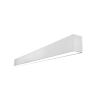 Luminaire suspendu DEL Zenith 60 PRO 4 pi blanc à éclairage direct, puissance et couleur sélectionnables.