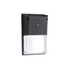 Luminaire mural DEL SSL-DW3 noir, 20 à 30 W, avec photocellule et température de couleur réglable.