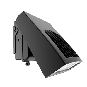 Applique murale DEL SSL-WP2T+ noire, 15-30W, avec tête réglable et température de couleur sélectionnable.