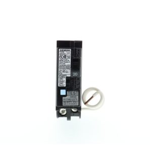Disjoncteur Q120DFCSA Siemens – 20 A 1 pôle 120 V AFCI/GFCI enfichable