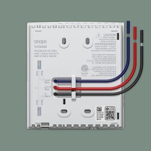 Alternative view of Thermostat pour ventiloconvecteur 3 fils 4000W Wi-Fi Sinope