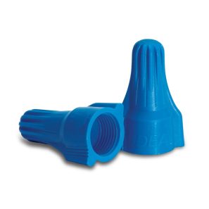 Connecteur de fils IDÉAL 30-107J bleu pour fils électriques #22 à #8 AWG homologué CSA.